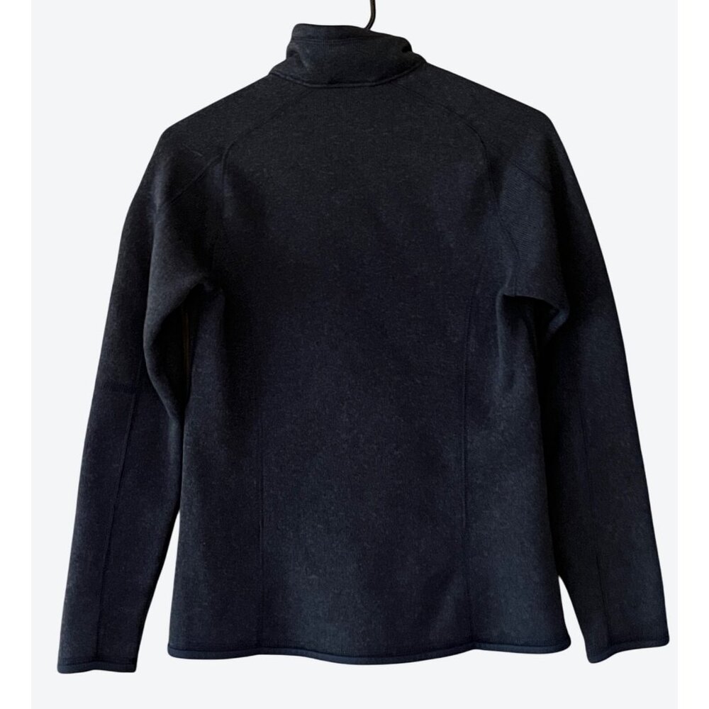 Patagonia Women's XS Long Sleeve Full Zip Better Sweater Heathered Navy - Picture 3 of 6